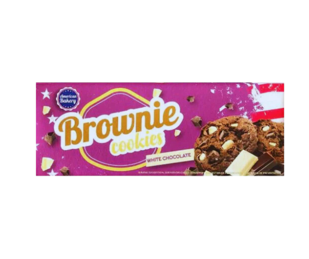 American Bakery Brownie Cookies with White Chocolate 106g