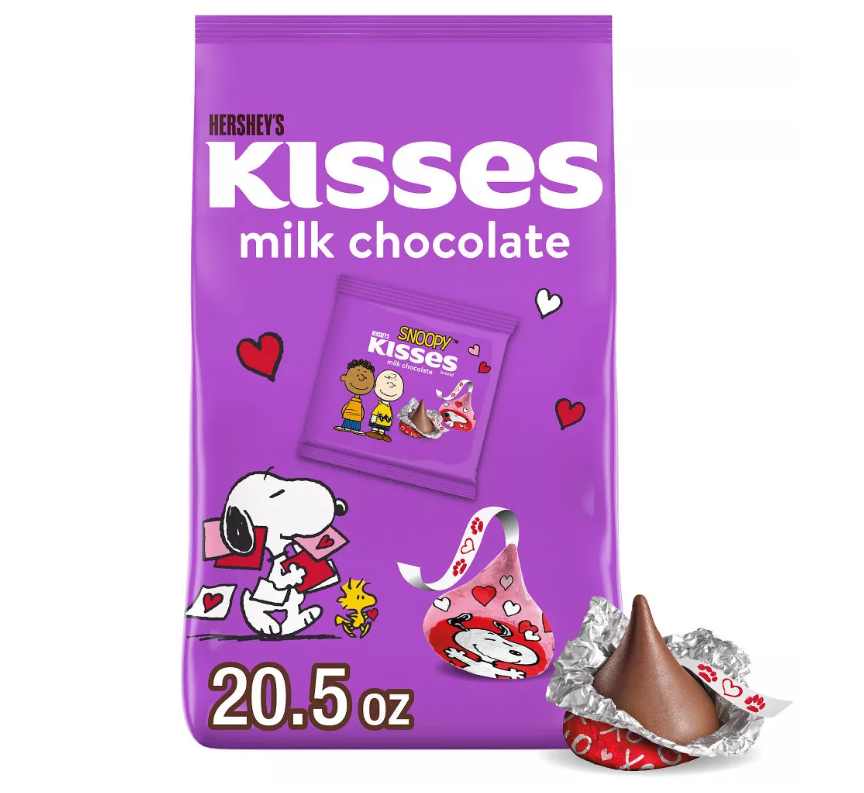 Hershey's Kisses Valentine's Day Milk Chocolate Snoopy & Friends Friendship Exchange 581g