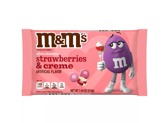Image M&M's Valentine's White Chocolate Strawberry & Cream 210g