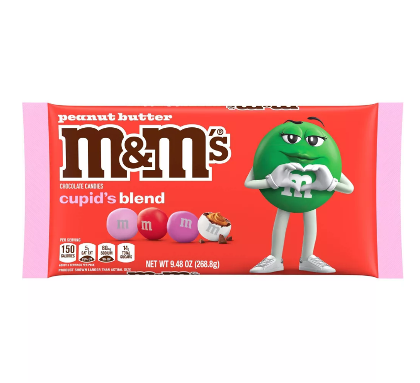 M&M's Valentine's Cupid's Blend Peanut Butter Chocolates 268g