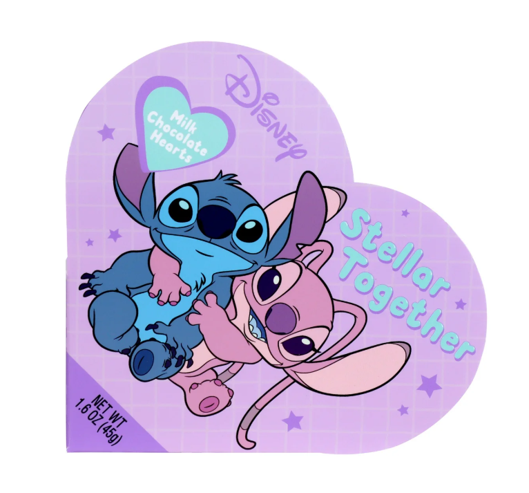 Frankford Disney Stitch Milk Chocolate Valentine's Heart Box 45g