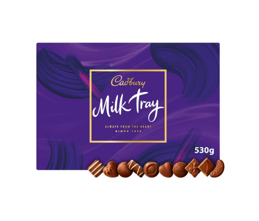 Cadbury Milk Tray Chocolate Box 530g