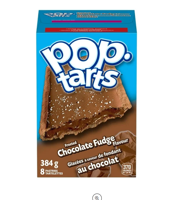 Pop Tarts Frosted Chocolate Fudge 8 Pack 384g