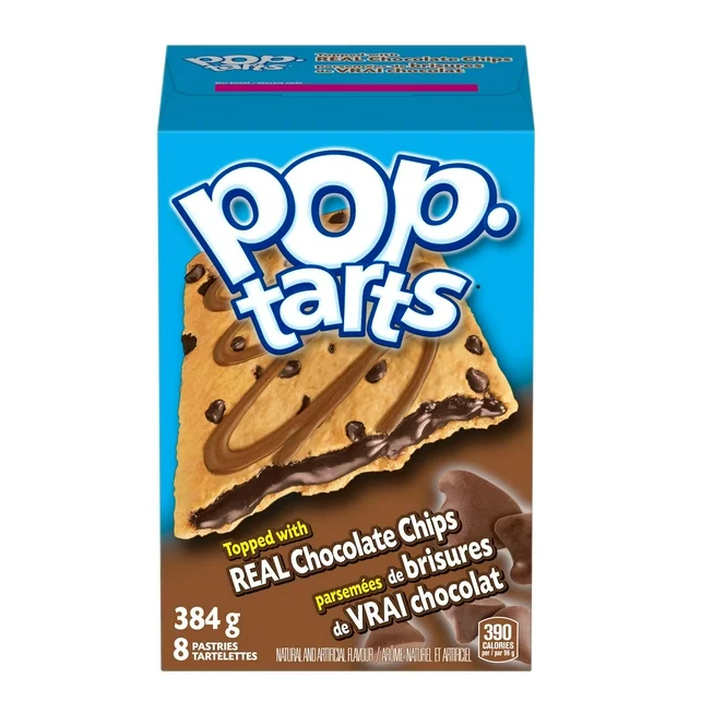 Pop Tarts Frosted Chocolate Chip 8 Pack 384g