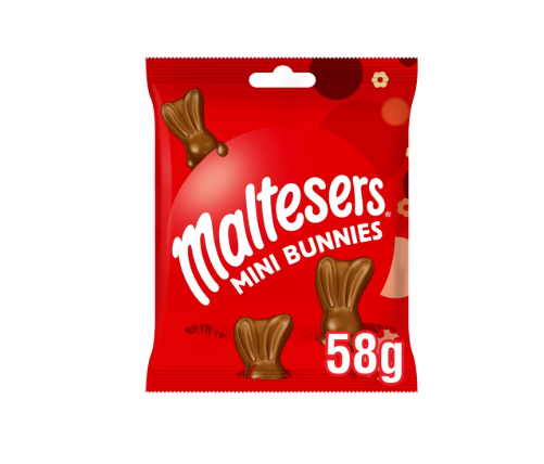 Maltesers Chocolate Mini Bunnies Bag 58g