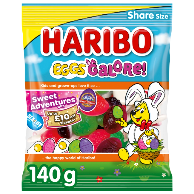 Haribo Eggs Galore! Bags 140g