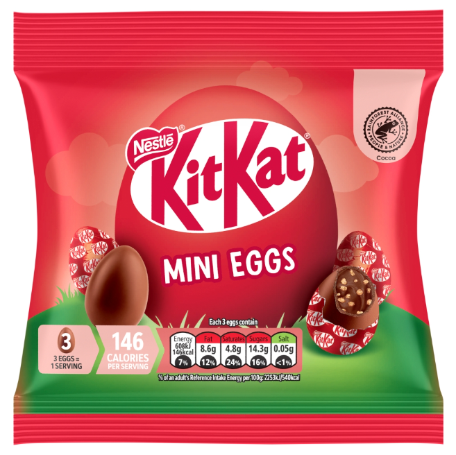 Kit Kat Mini Eggs Milk Chocolate Sharing Bag 81g