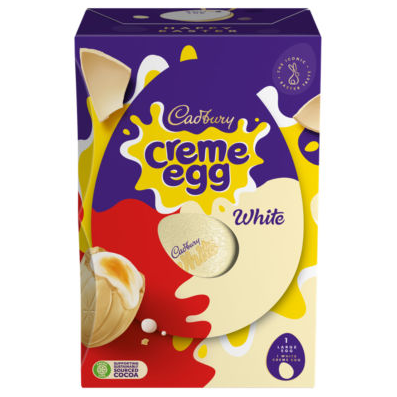 Cadbury White Creme Easter Egg 195g