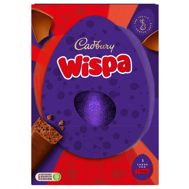 Cadbury Wispa Easter Egg 182g