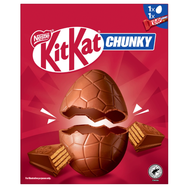 Kit Kat Chunky Milk Chocolate Large Easter Egg 190g