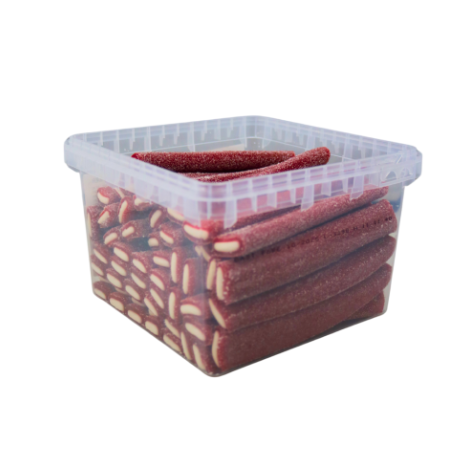 Vidal Mega Sour Strawberry Pencil 2kg Tub