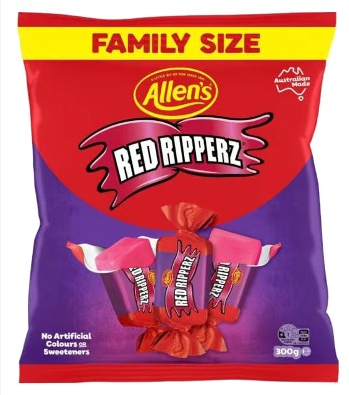 Allens Red Ripperz 300g