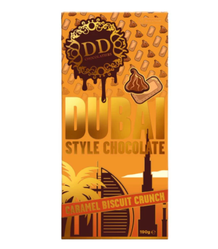Danny's Dubai Style Caramel Biscuit Crunch 190g