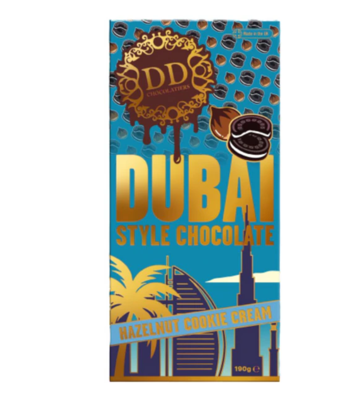 Danny's Dubai Style Chocolate Hazelnut Cookie Cream 190g
