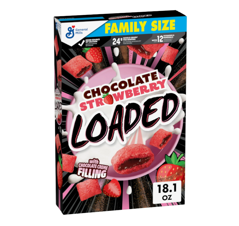 General Mills Chocolate Strawberry Loaded Cereal 513g