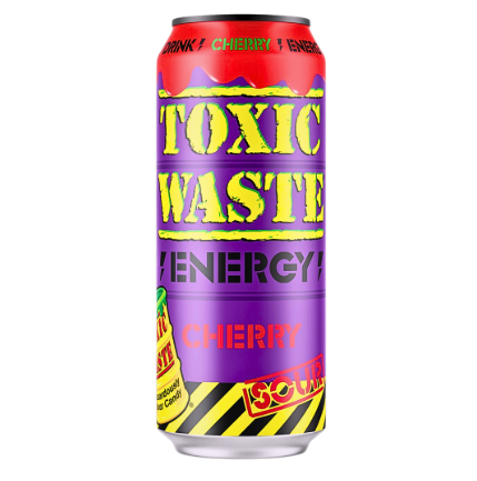 Toxic Waste Sour Cherry Energy Drink 500ml