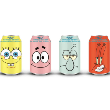 SpongeBob Ramune Strawberry Daifuku 330ml
