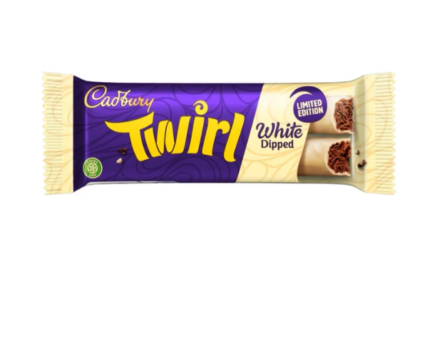 Cadbury White Twirl Dipped 43g