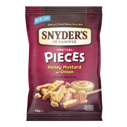 Snyder's Pretzel Pieces Honey Mustard & Onion 110g