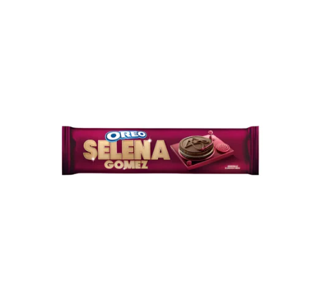 Oreo Limited Edition Selena Gomez Chocolate & Cinnamon Creme Sandwich Cookies 58g - Best Before 24th October 2025
