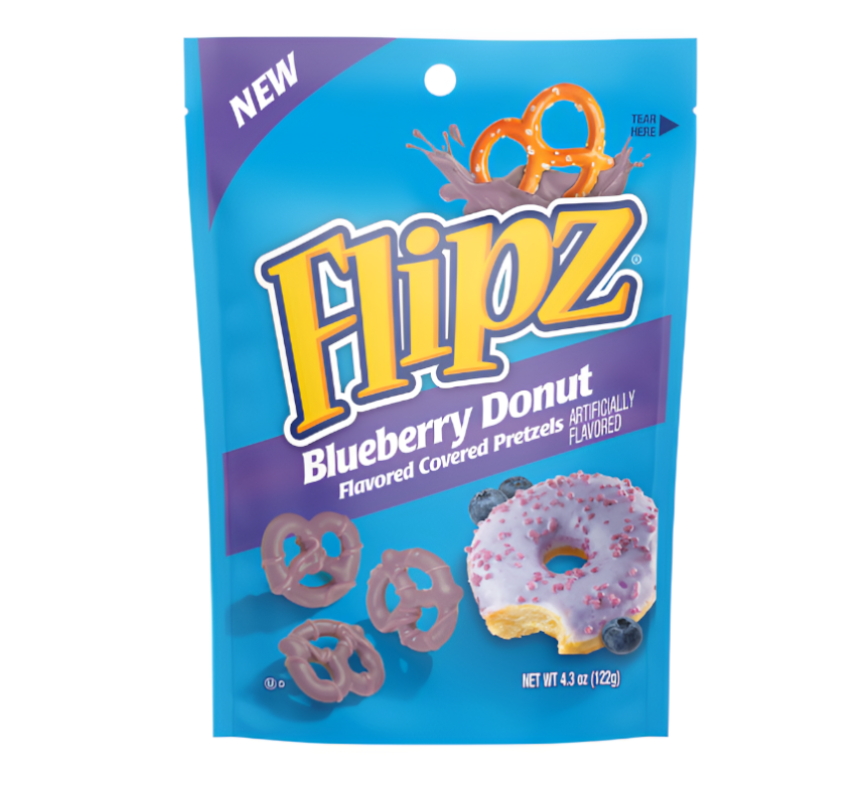Flipz Blueberry Donut Pretzels 122g