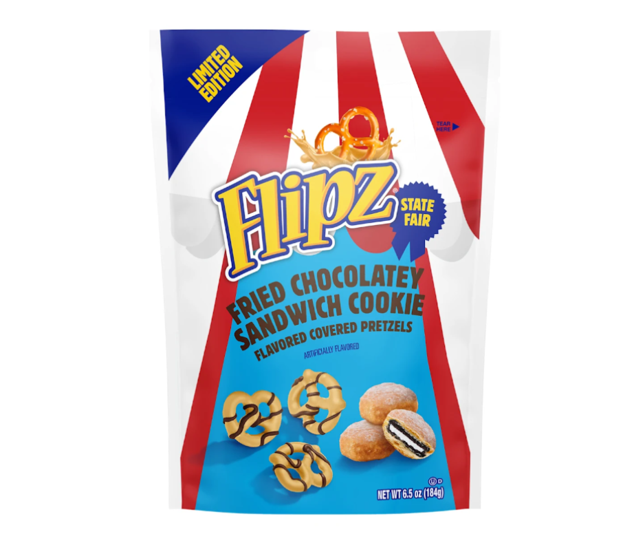 Flipz State Fair Fried Chocolatey Sandwich Cookie Pretzels 184g