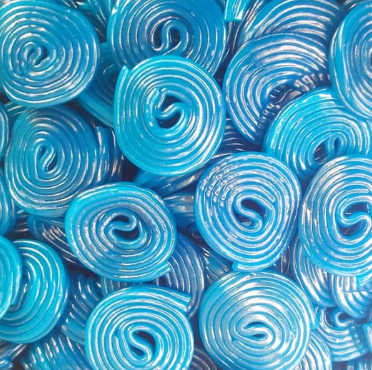 Blue Raspberry Liquorice Wheels