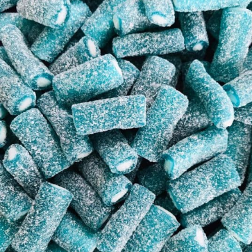 Fizzy Blue Raspberry Pencil Bites