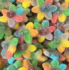 Fizzy Rainbow Flowers