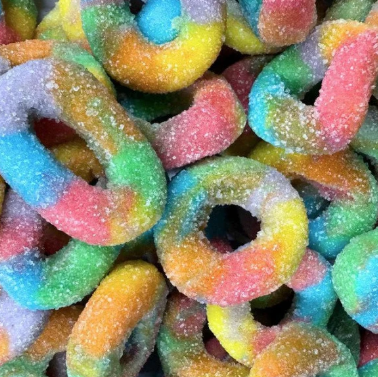 Fizzy Rainbow Rings