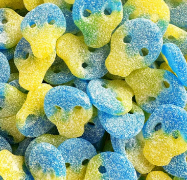 Fizzy Blueberry & Lemon Skulls