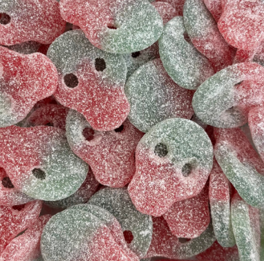 Fizzy Watermelon Skulls
