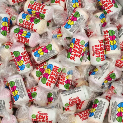 Swizzels Love Heart Mini Rolls