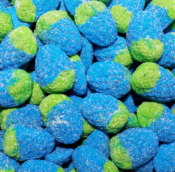 Fizzy Jelly Filled Blue Raspberries