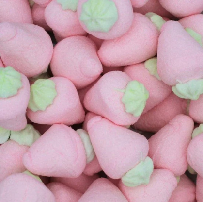 Jelly Filled Strawberry Marshmallows