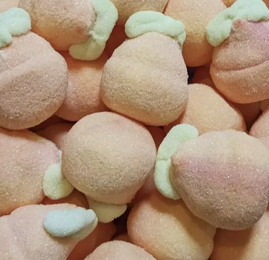Jelly Filled Peach Marshmallows
