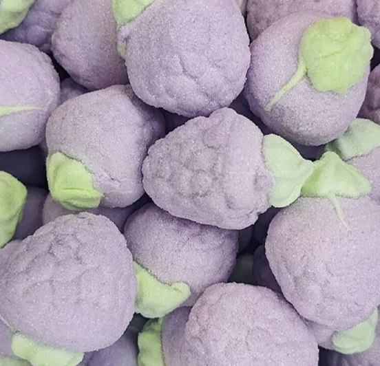 Jelly Filled Blackberry Marshmallows