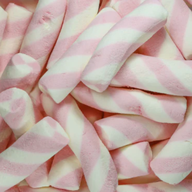 Pink & White Marshmallow Poles