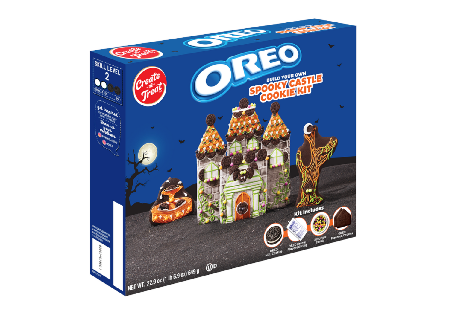 Create-A-Treat Oreo Spooky Castle Kit 649g