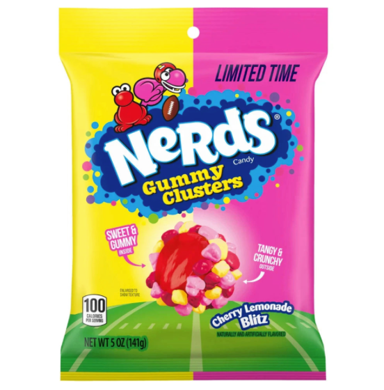 Nerds Cherry Lemonade Blitz Gummy Clusters 141g