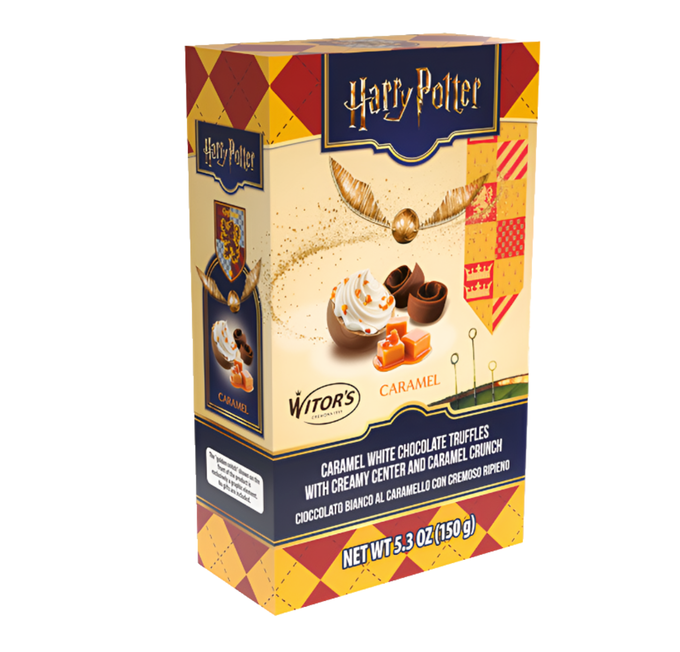 Harry Potter White Chocolate Caramel Snitch Truffles With Creme Filling 150g