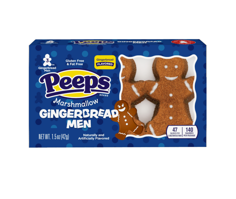 Peeps Marshmallow Gingerbread Men 3 Pack 42g