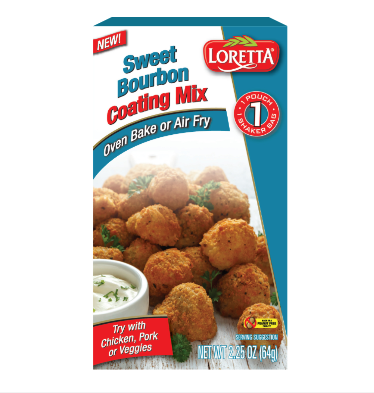 Loretta Sweet Bourbon Coating Mix 64g