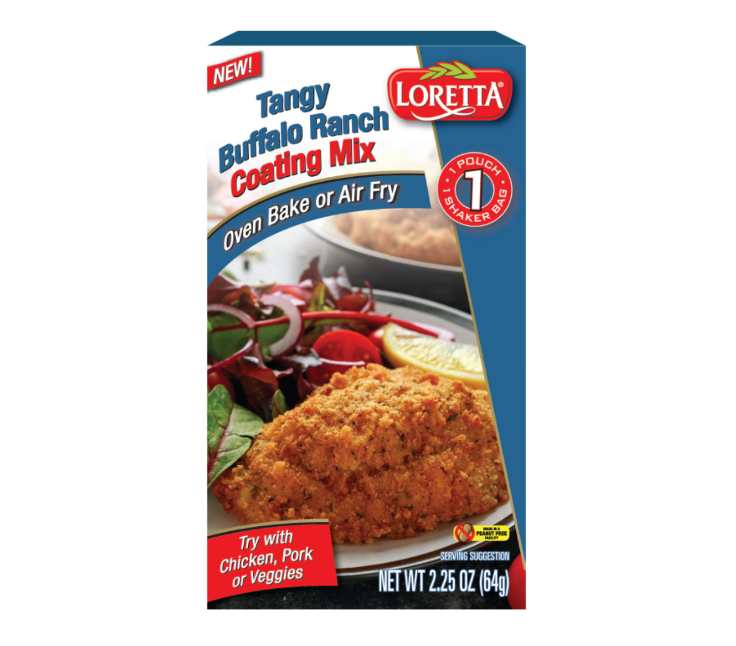 Loretta Tangy Buffalo Ranch Coating Mix 64g