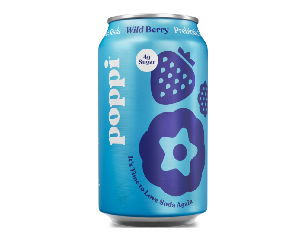 Poppi Prebiotic Wild Berry Soda 355ml