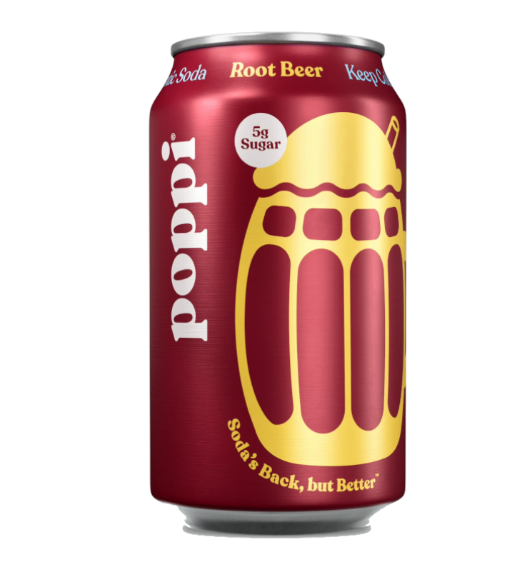 Poppi Prebiotic Soda Root Beer 355ml