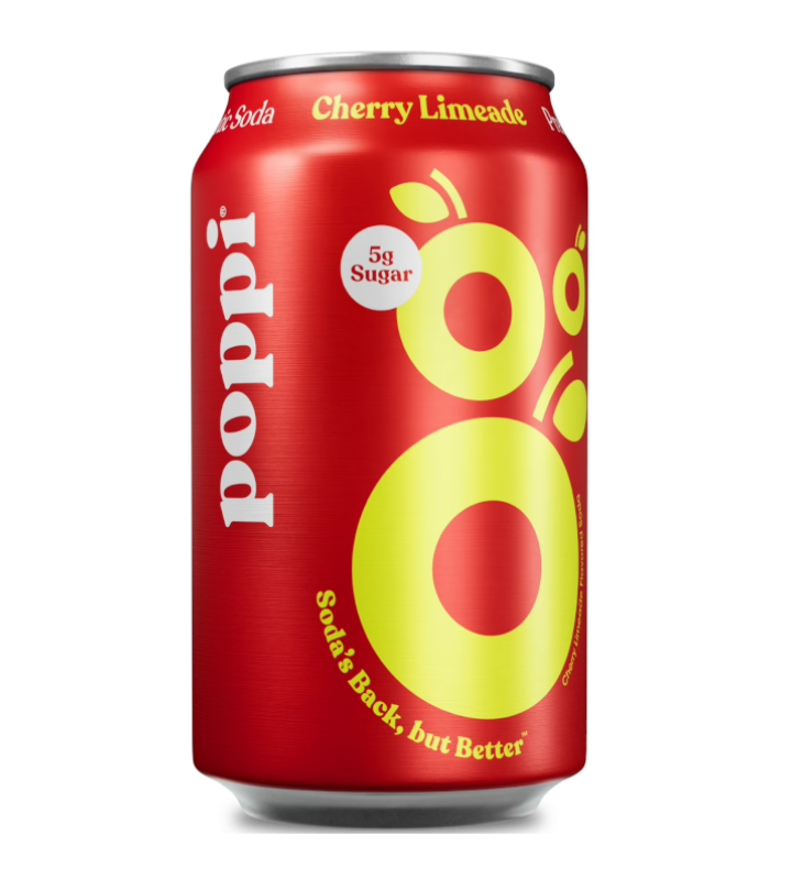 Poppi Prebiotic Soda Cherry Limeade 355ml
