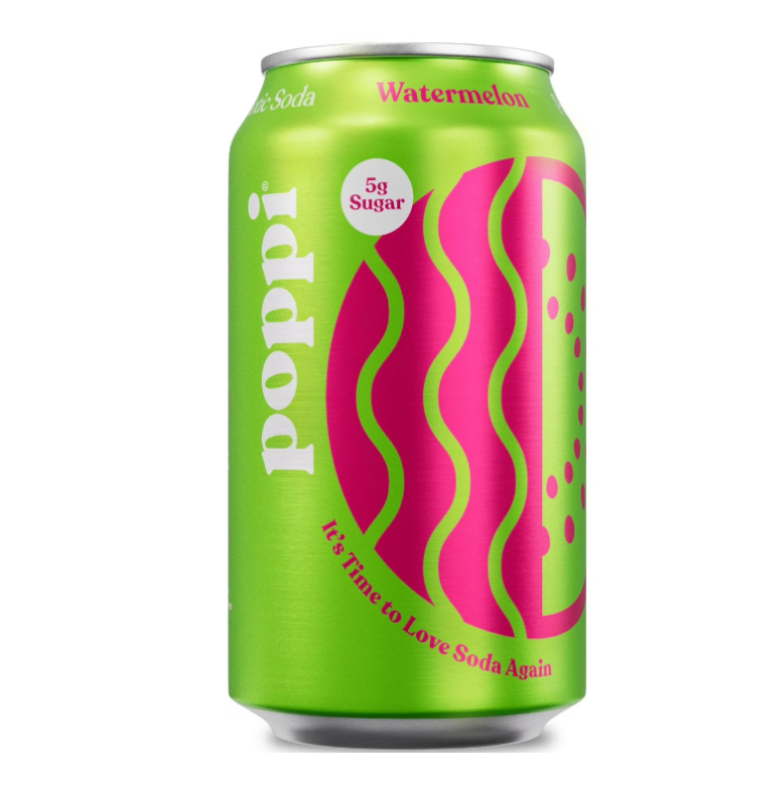 Poppi Prebiotic Soda Watermelon 355ml
