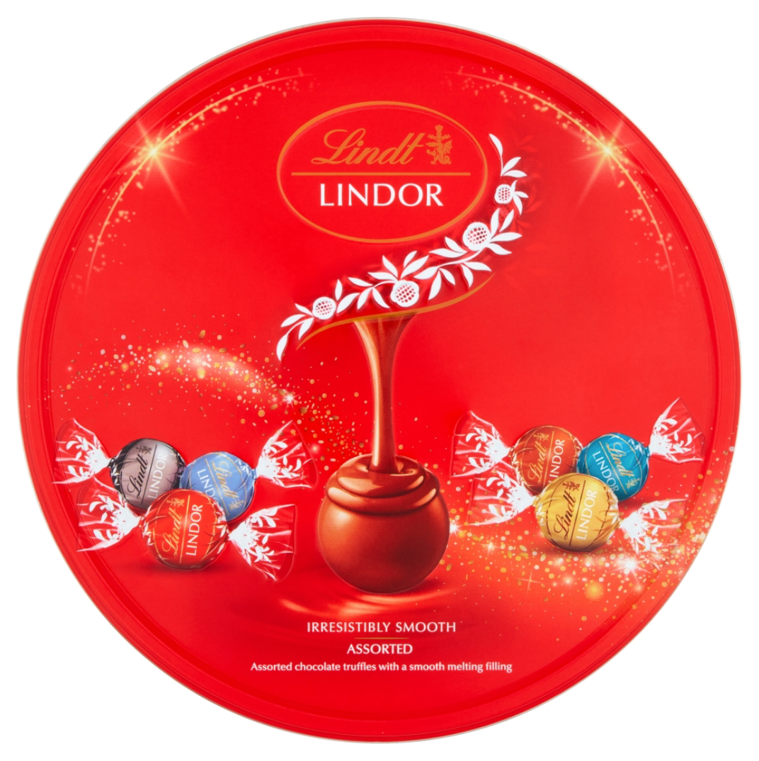 Lindt Lindor Irresistibly Smooth Assorted Truffles Tin 450g