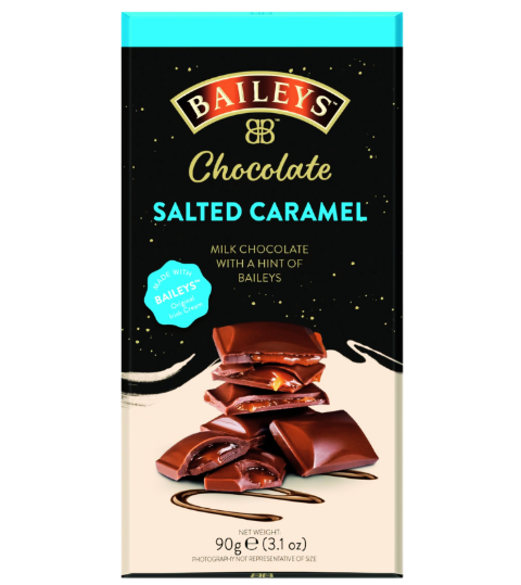 Baileys Chocolate Salted Caramel Bar with Baileys 90g